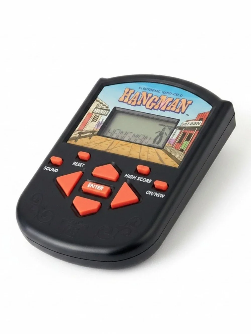 1995 Milton Bradley Hangman Electronic Handheld Game W/Batteries TESTED WORKING